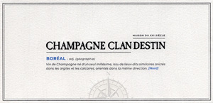 Champagne Clandestin Boréal Brut Nature