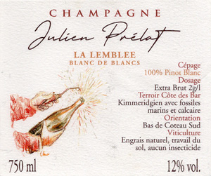 Julien Prélat La Lemblee Blanc de Blancs