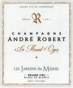 André Robert Les Jardins du Mesnil Grand Cru Blanc de Blancs Brut Nature
