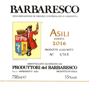 Barbaresco Riserva Asili