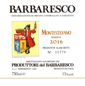 Barbaresco Riserva Montestefano