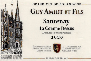 Santenay La Comme Dessus
